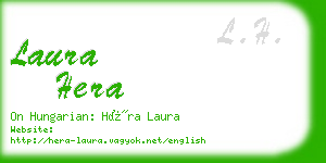 laura hera business card